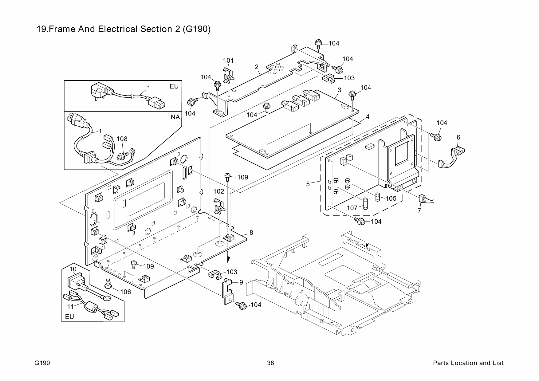 RICOH Aficio SP-C420DN G190 Parts Catalog-3